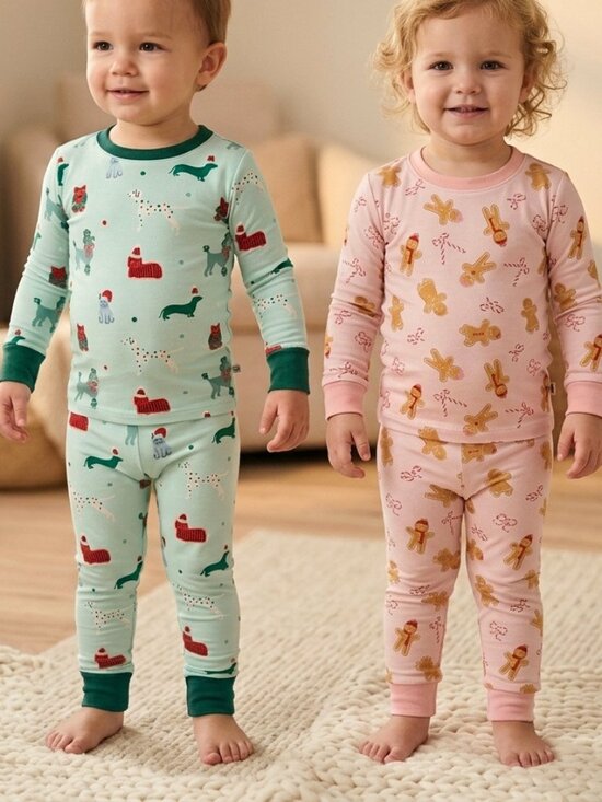 Kiki + Lulu | Toast + Jams Other - 3T Bamboo Pajama Bundle (2) | Kiki + Lulu | Toast + Jams